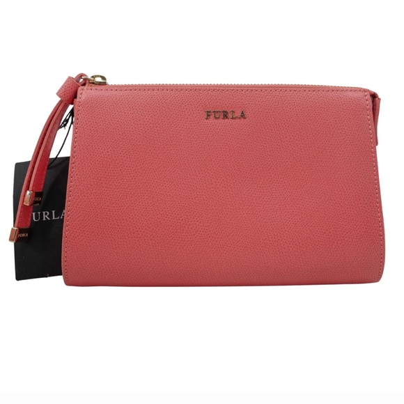 Furla Handbags - Furla “Ares” Leather Clutch